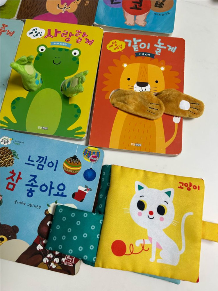 아기 촉감놀이 헝겊책 보드북등 개당 5천원 이미지