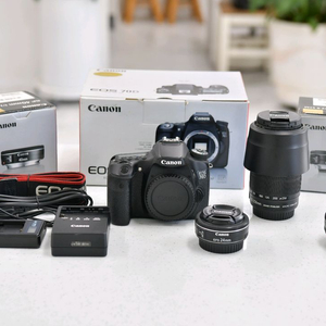 캐논70d외 렌즈3종 24mm,40mm,55-250 이미지