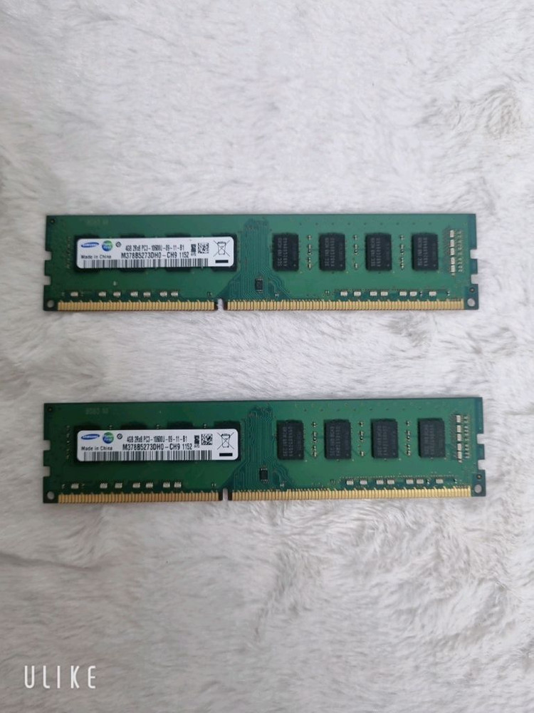 삼성 DDR3 4GB PC3-10600U 램 2개일괄 이미지