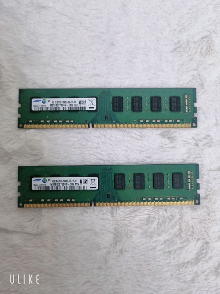 삼성 DDR3 4GB PC3-10600U 램 2개일괄 이미지