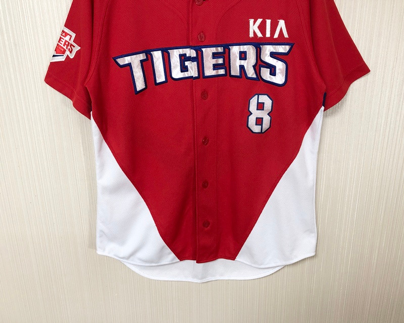 KBO 비젼코리아 기아타이거즈 원정유니폼/져지 95 #8 안치홍 이미지
