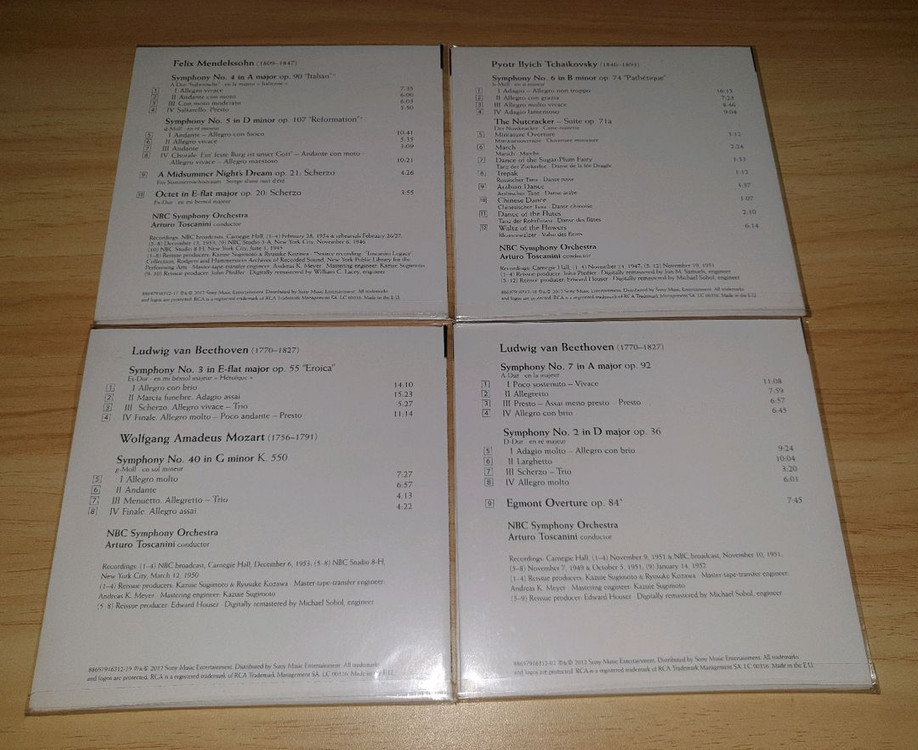 토스카니니 RCA 컬렉션 84CD 박스세트 이미지