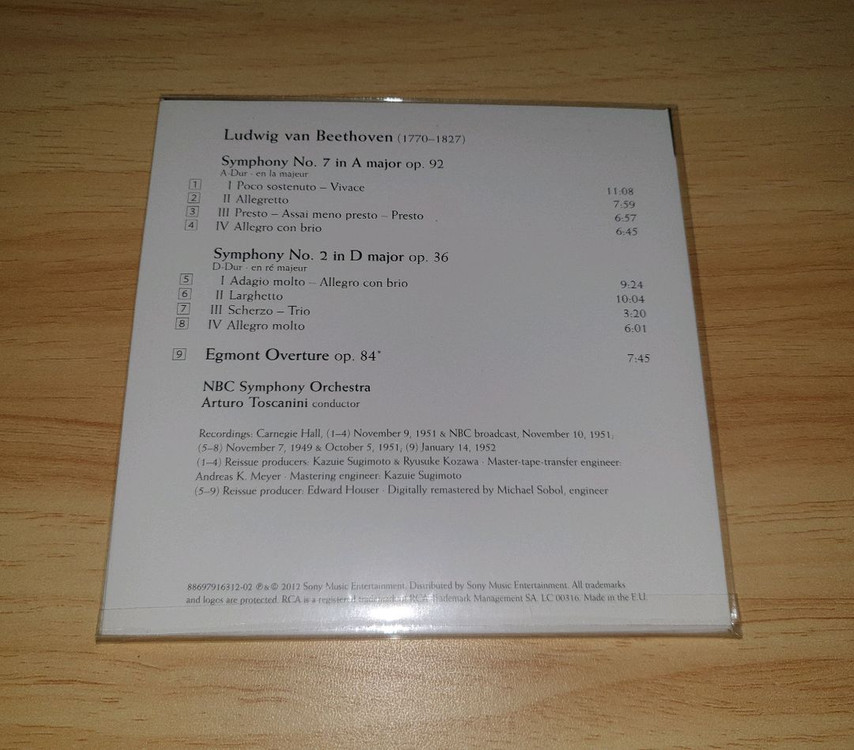 토스카니니 RCA 컬렉션 84CD 박스세트 이미지
