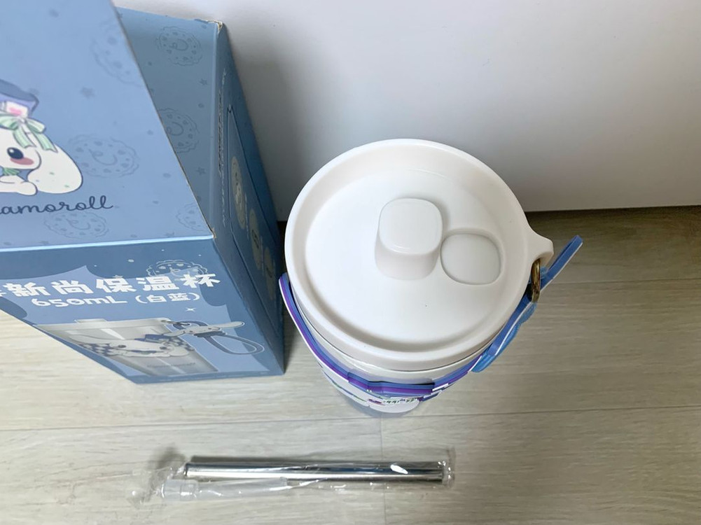(2개세트할인가) 산리오 시나모롤 텀블러 650ml +슬리퍼 230mm 이미지