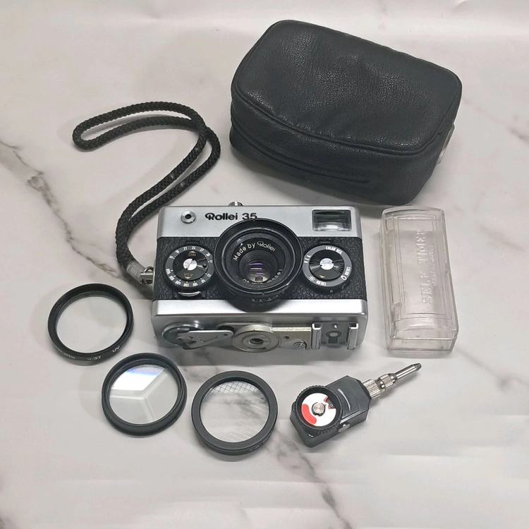 Rollei 롤라이 35 필름 카메라 실버 이미지