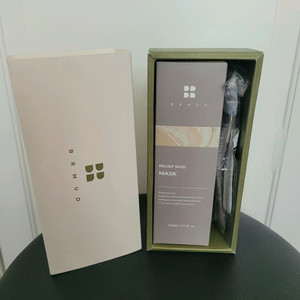 [새제품] BRMUD 비알머드 릴리프 머드 마스크 110ml+실리콘 마스크 브러쉬 이미지