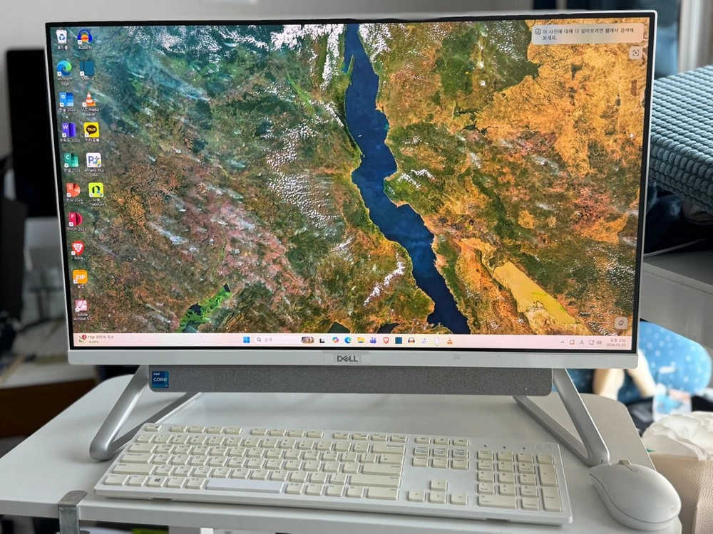 DELL 인텔 i7 11세대 올인원 PC 27인치 16GB RAM, 256GB nvme + 1tb hdd27인치 대 이미지
