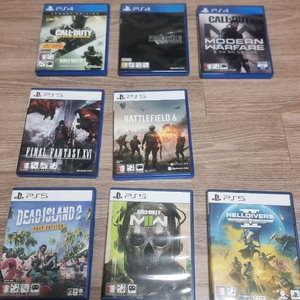 PS4/PS5 게임 타이틀 모음(배틀필드6 외) 이미지