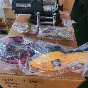 차량용윈치12V 레인저윈치2.0K 이양기견인윈치 농기계견인윈치 당기는힘900KG 이미지