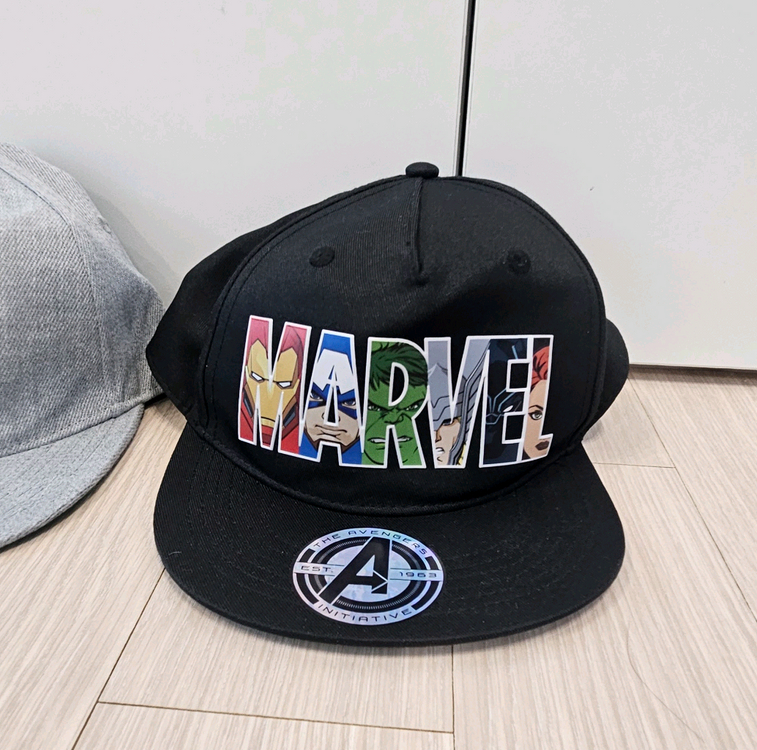 H&M 마블 히어로 남아 캡모자 2개 일괄 (미사용) 이미지