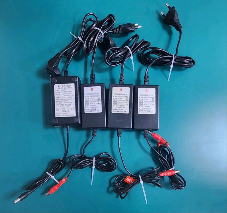 AC 어댑터 8종 정격 출력 DC 12V 3.5A 1개닽 이미지