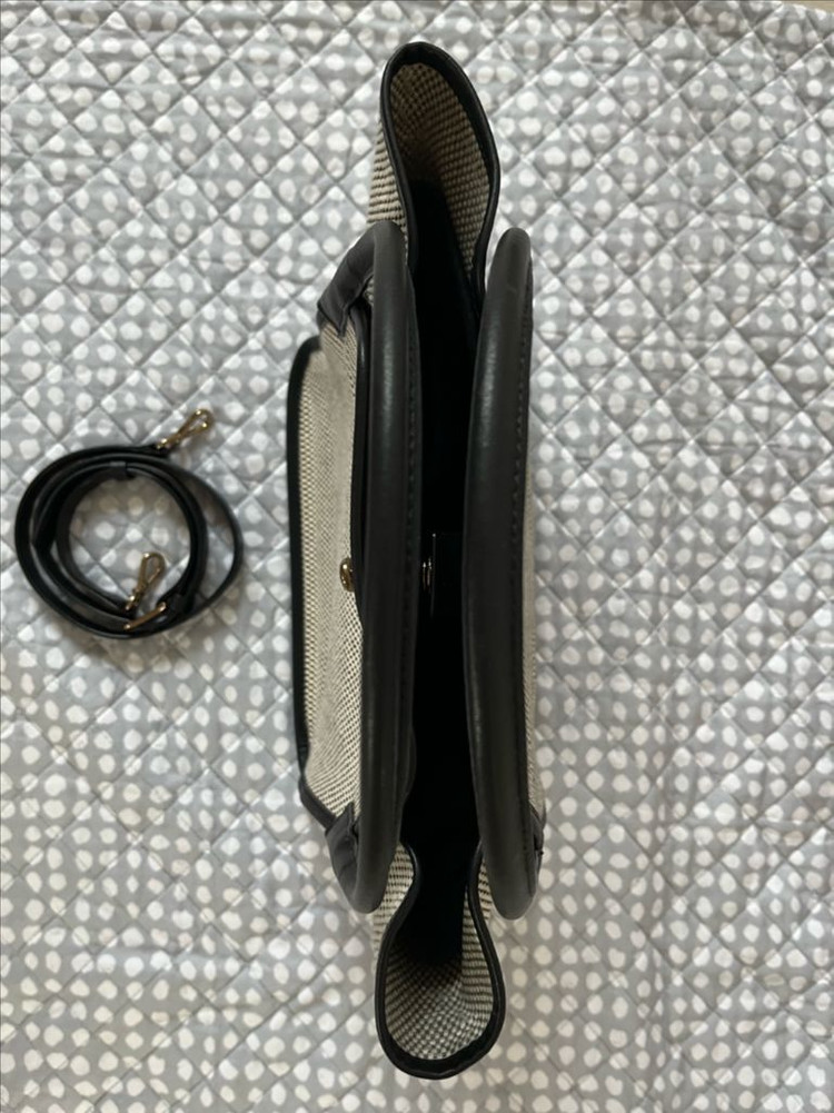 덱케 클레프 캔버스 토트백 블랙 이미지