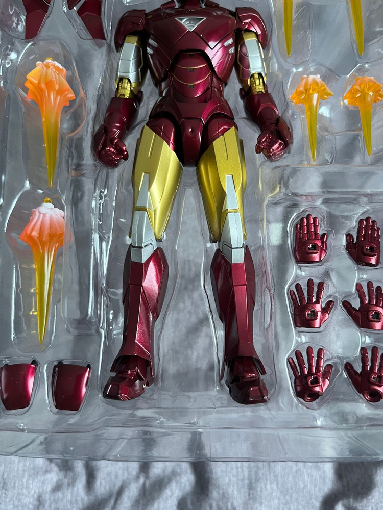 반다이 shf 피규어 마블 아이언맨 마크 6 이미지