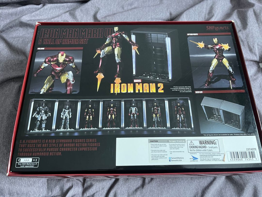 반다이 shf 피규어 마블 아이언맨 마크 6 이미지