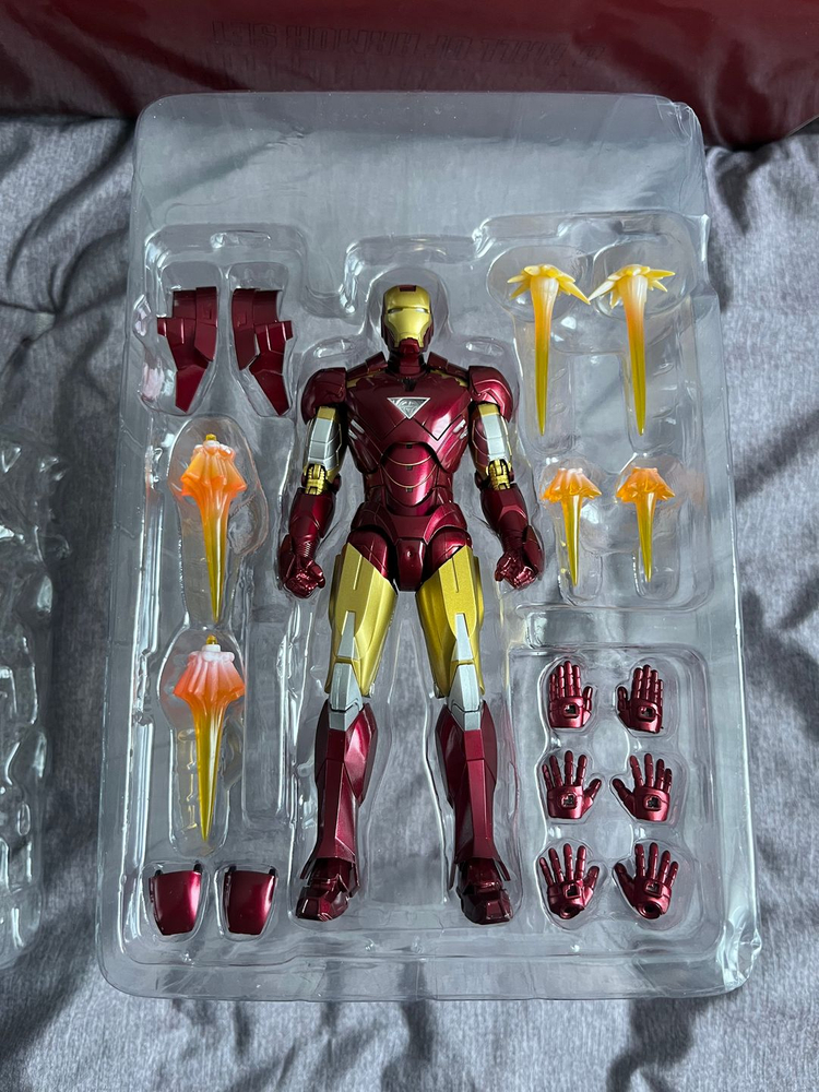 반다이 shf 피규어 마블 아이언맨 마크 6 이미지