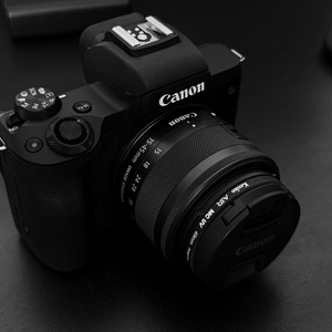 캐논 EOS M50 Mark II 블랙 미러리스 카메라 이미지