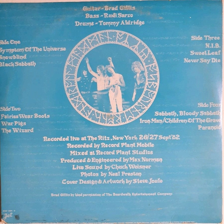 OZZY OSBOURNE - SPEAK OF THE DEVIL 2LP(카피음반) 이미지
