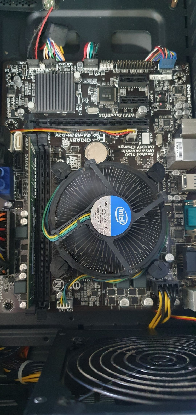 cpu i3 4130 보드 H81M-1 램 8gb 정상작동 잘됩니다 이미지
