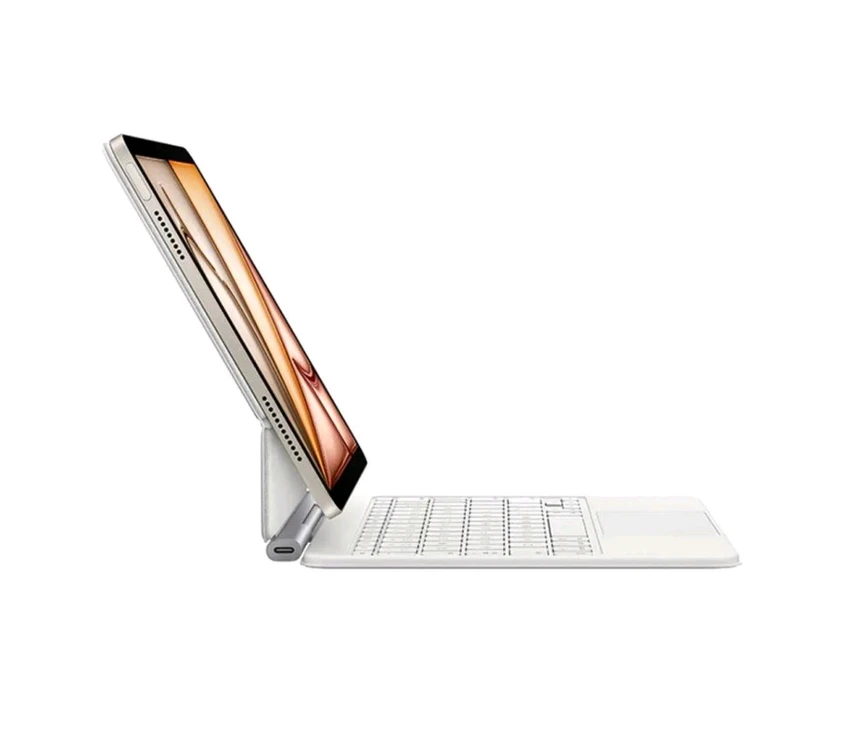 Apple 매직 키보드 아이패드 에어 11 M3 모델용 한국어 화이트 MDFV4KH/A 이미지