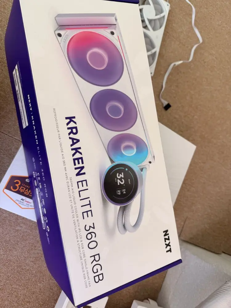 nzxt kraken elite 360 rgb 판매합니다. 이미지