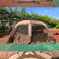 캠핑용품들(텐트, 루프백, 에어매트, 냉장고 등등) 일괄 판매합니다 이미지