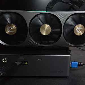 EGPU(AG02) + 조텍 RTX 4070ti 트리니티 팝니다 이미지