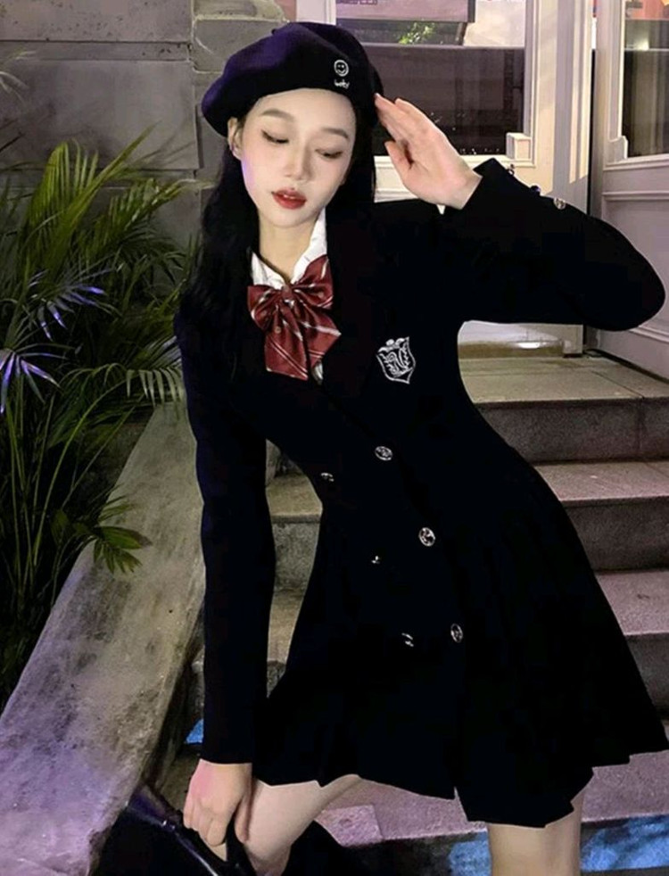 프레피룩 영국교복 정장 자켓 하이틴 졸사 컨셉 대여 이미지