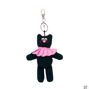 모남희 핑크 블핑이 니티드 키링 블랙 이미지