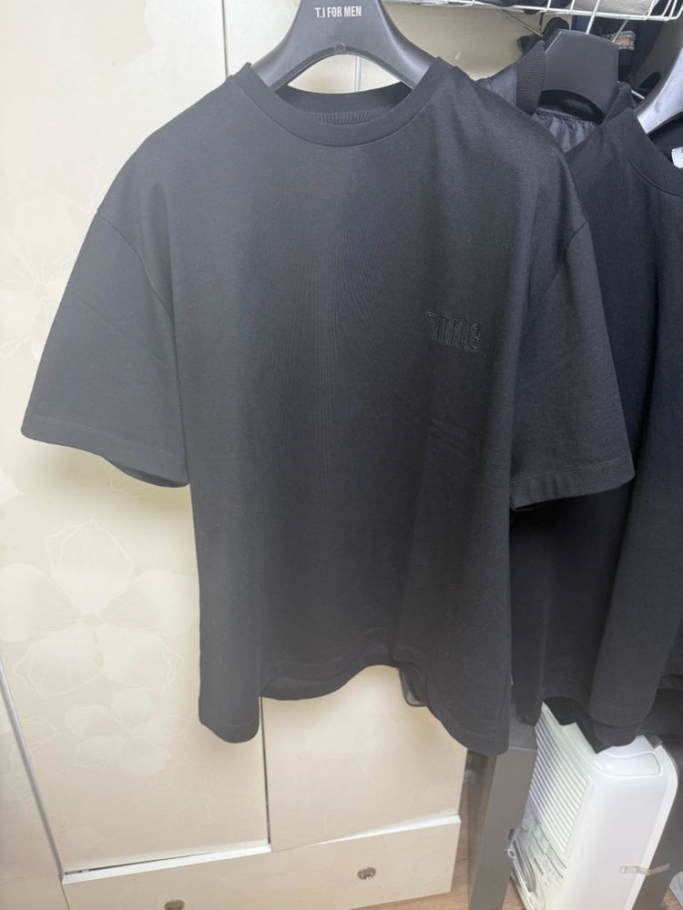 타임옴므 렌티큘러 그래픽 하프 슬리브 티셔츠 이미지