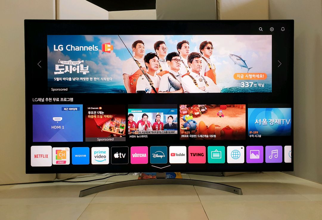 LG전자 65인치 최고급 최고사양 프리미엄 4K 나노셀 SUHD 디스플레이 우퍼 사운드 AI ThinQ 스마트TV 이미지