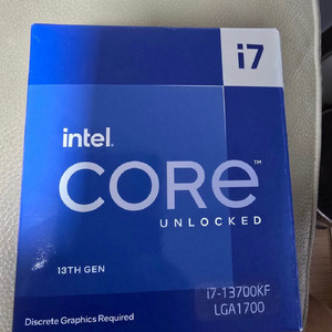CPU i7 13700kf 13세대 씨피유 택포 이미지