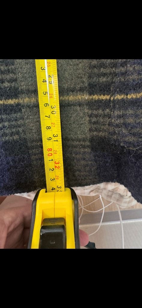 폴로 랄프로렌 체크 더플 코트 이미지