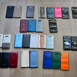 LG G6, G7, G8, V30, V40, V50, 벨벳 목업 모형폰 이미지