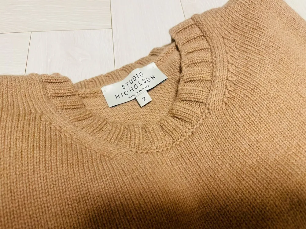 스튜디오니콜슨 nieto knit camel 이미지