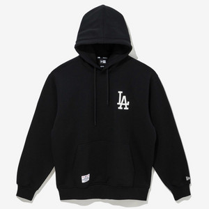 [새상품] 뉴에라 MLB LA 다저스 패치드 후드 블랙 이미지