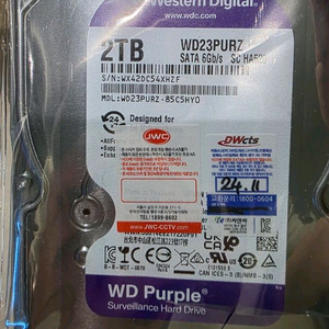 WD 2TB 하드디스크 3.5인치 이미지