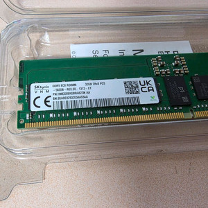 하이닉스 DDR5 32GB EC8 ECC RDIMM 5600 메모리 서버 램 이미지