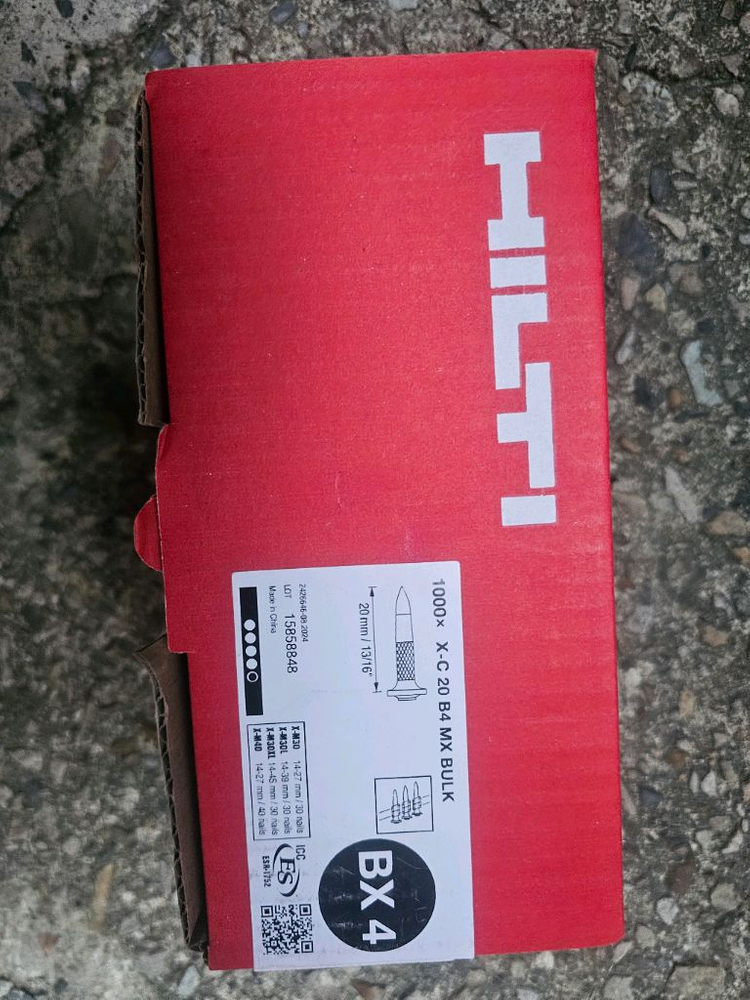 힐티 bx4 못 20mm 1000개 이미지