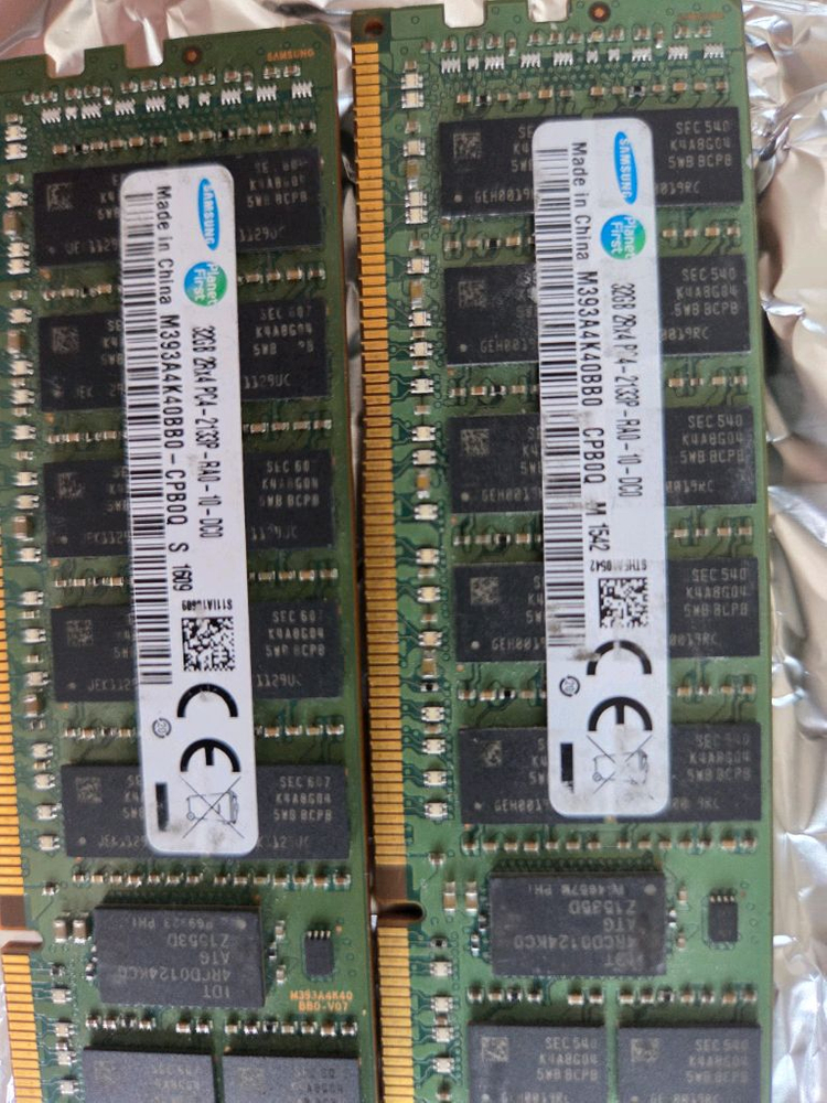 삼성 ECC REG 서버램 ddr4 32gb 2개 이미지