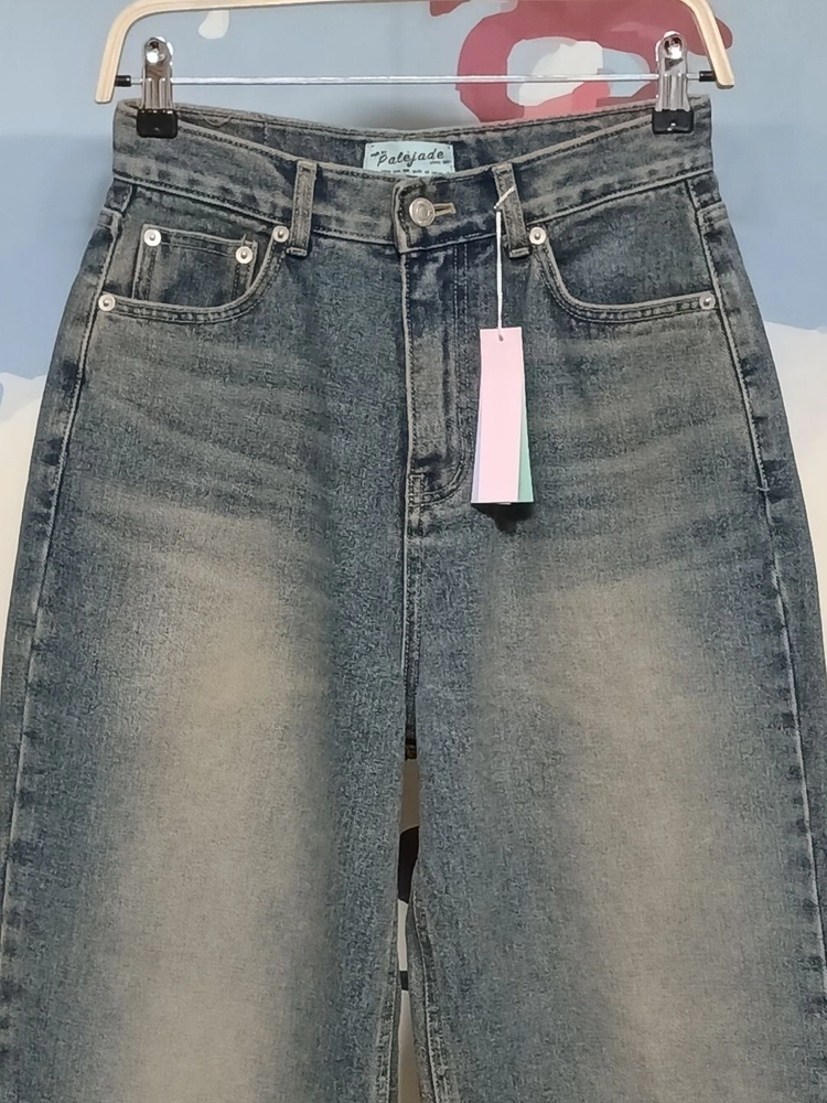 (M) 페일제이드 파인체리 와이드 데님 청바지 이미지