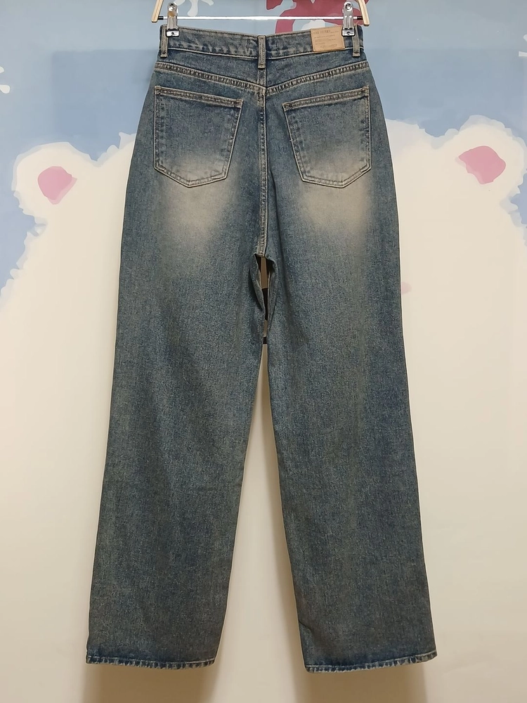 (M) 페일제이드 파인체리 와이드 데님 청바지 이미지