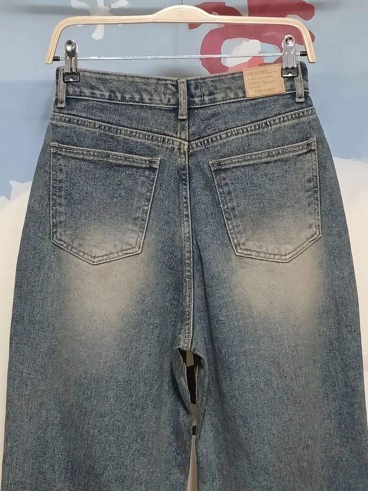(M) 페일제이드 파인체리 와이드 데님 청바지 이미지