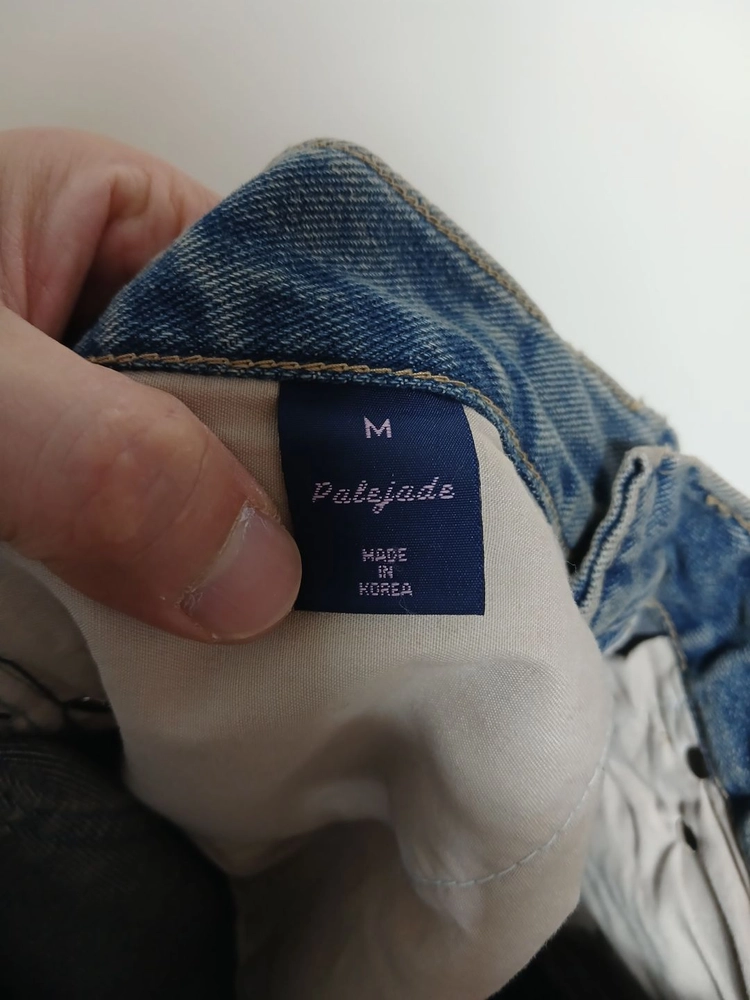 (M) 페일제이드 파인체리 와이드 데님 청바지 이미지