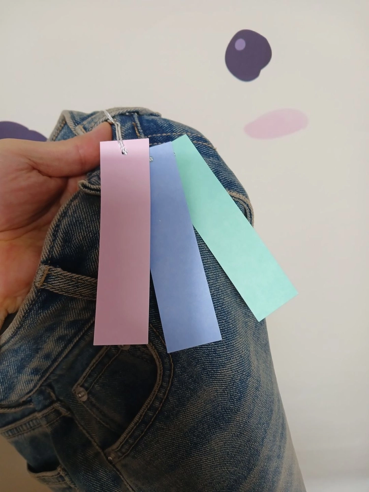 (M) 페일제이드 파인체리 와이드 데님 청바지 이미지