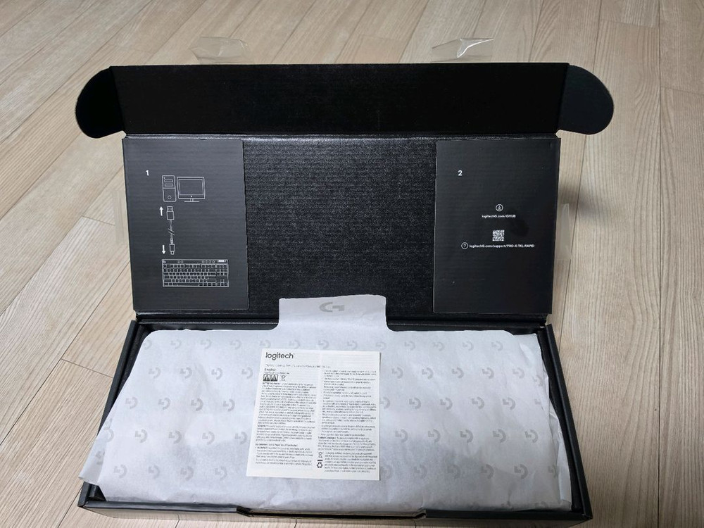 로지텍 G PRO X TKL RAPID 키보드 블랙 마그네틱축 판매해요 이미지