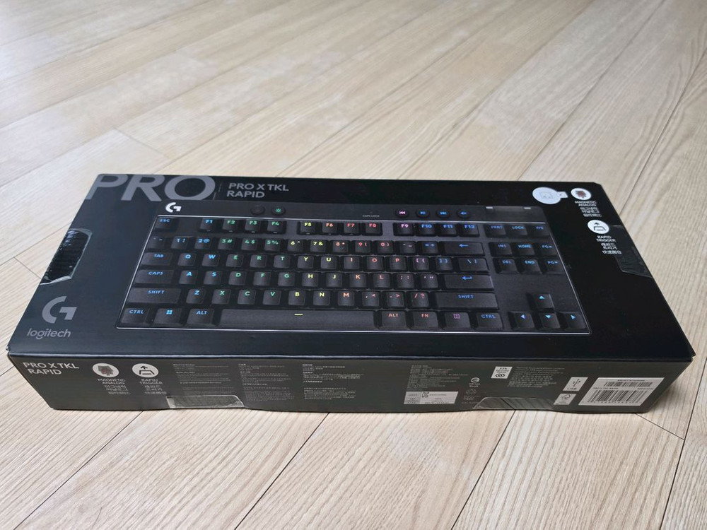 로지텍 G PRO X TKL RAPID 키보드 블랙 마그네틱축 판매해요 이미지
