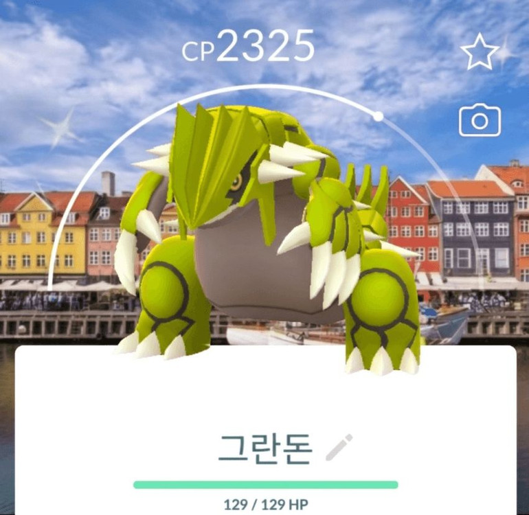 포켓몬고 GO FEST 현장 한정 배경 이로치 예약 판매 이미지