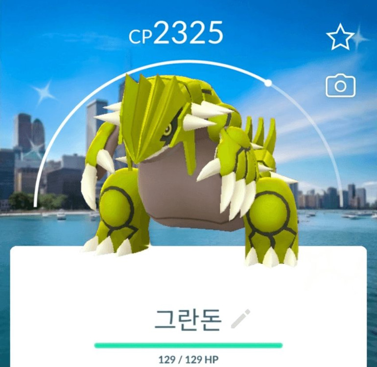 포켓몬고 GO FEST 현장 한정 배경 이로치 예약 판매 이미지