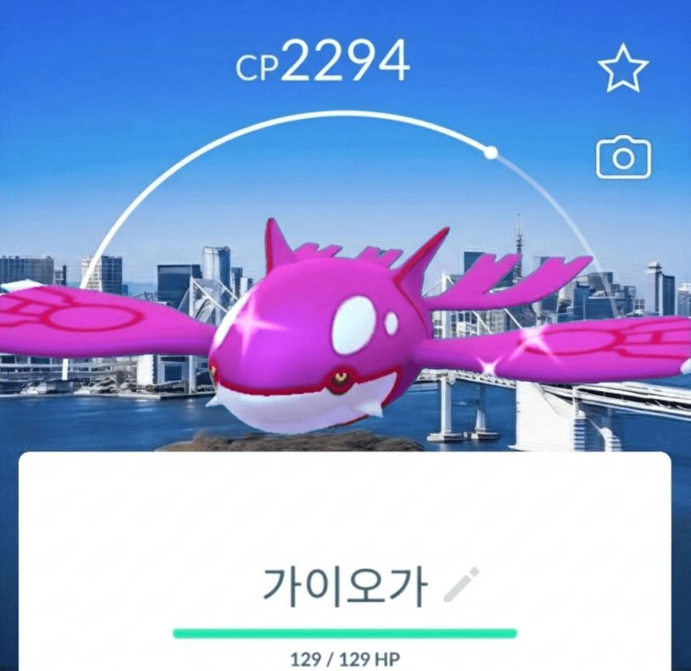 포켓몬고 GO FEST 현장 한정 배경 이로치 예약 판매 이미지