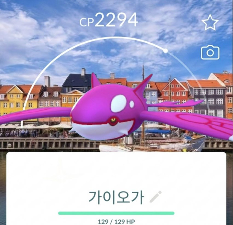 포켓몬고 GO FEST 현장 한정 배경 이로치 예약 판매 이미지